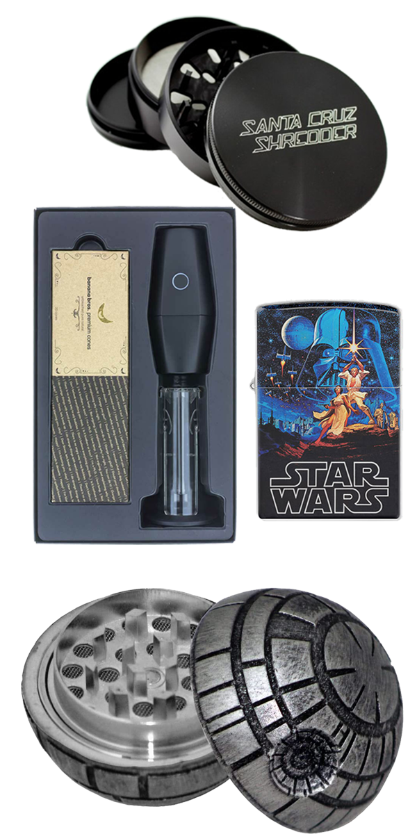 Father's Day Cannabis Grinder Star Wars Santa Cruz and Electronic